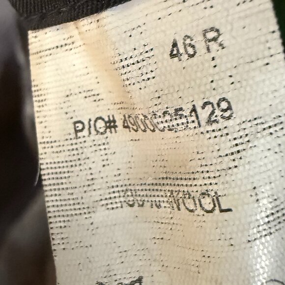 Lauren Ralph Lauren Black Pin Stripe 100% Wool Blazer Sports Coat Size 46R - Picture 3 of 9